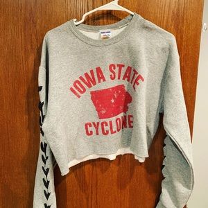 Iowa State Cropped Sweatshirt